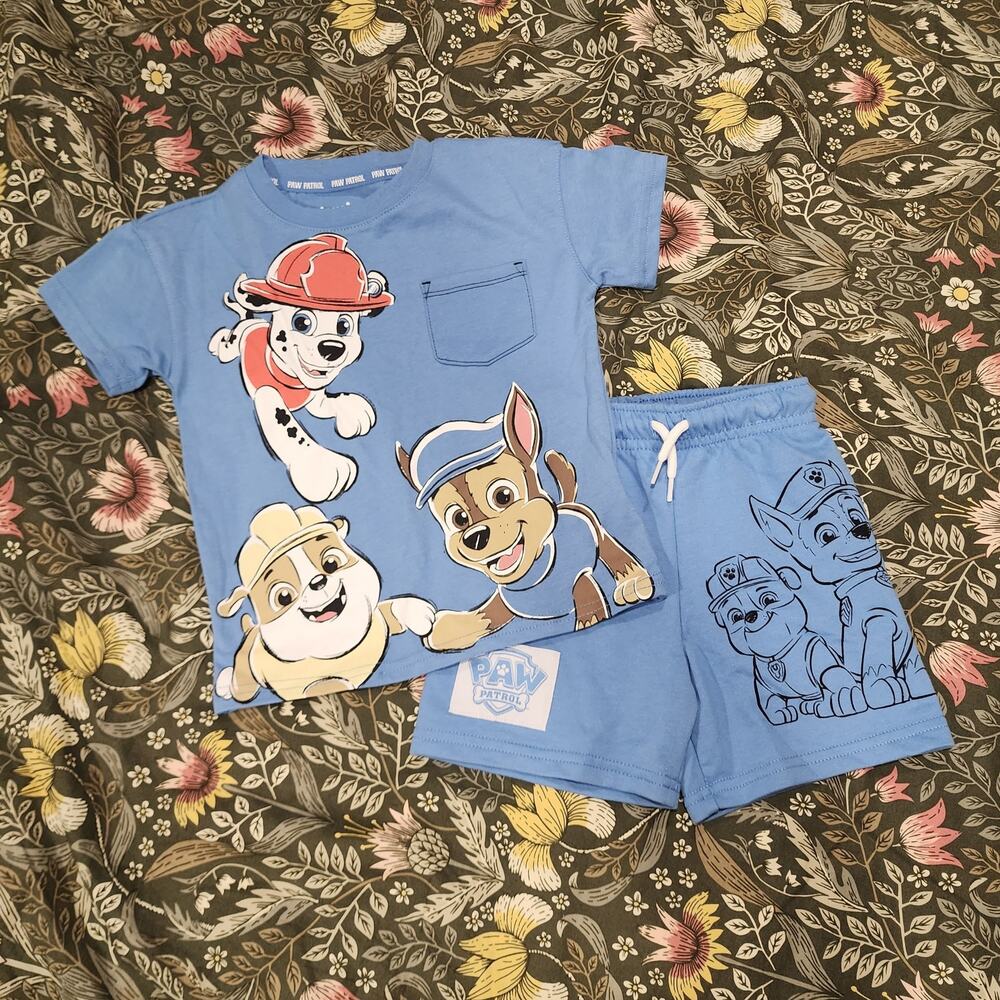 Nickelodeon Paw Patrol Graphic T-shirt and Shorts Set